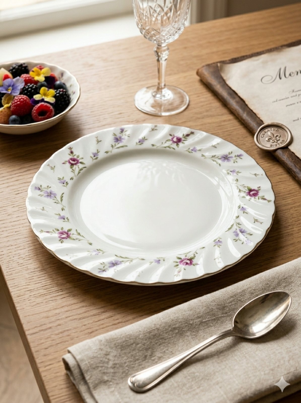 Đĩa gốm sứ FANCY China của Nhật Bản