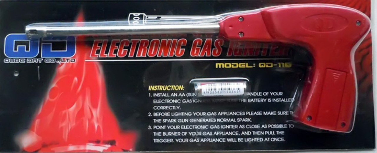 Súng Mồi Lủa Bếp Ga  QD - 116  ( 46CM )