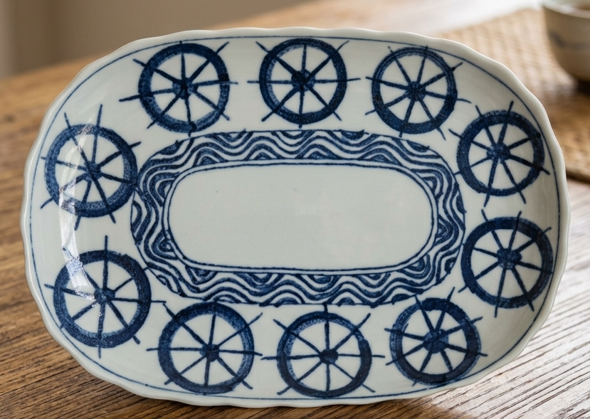 Dĩa Sứ  Oval Nhật 