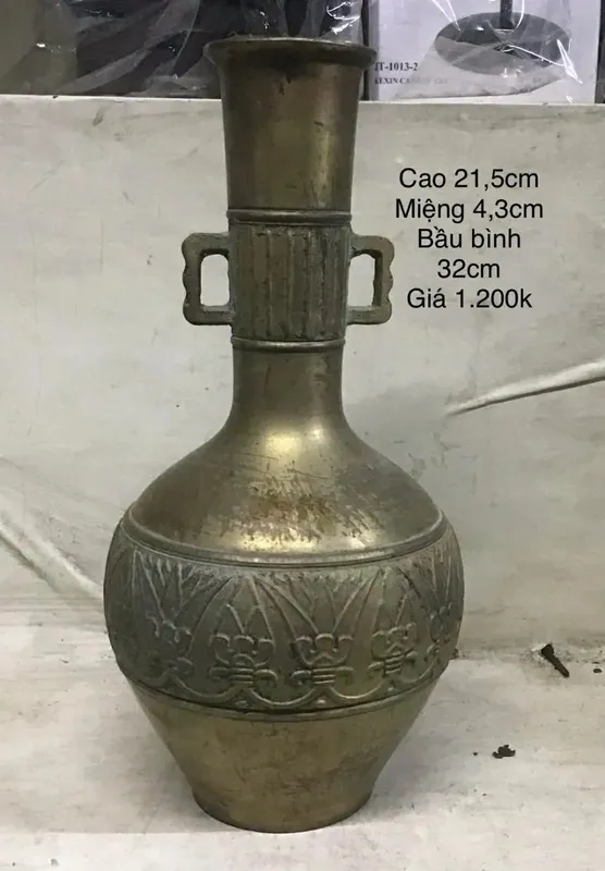 Bình Hút Lộc Bằng Đồng Phong Cách Cổ Điển