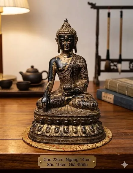 Tượng Phật Bằng Đồng Phong Cách Cổ Điển